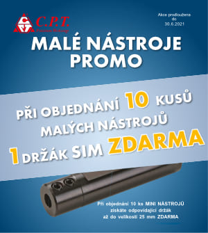 Akční nabídka C.P.T. - Malé nástroje držáky TINY