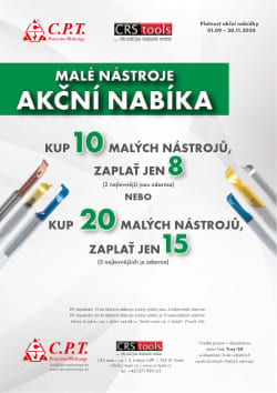 Akční nabídka CPT - Malé nástroje kup 10-20 zaplať 8-15 - 30-11-2024