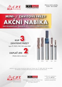 Akční nabídka CPT - Závitové frézy Fast kup 3 zaplať 2 - 30-11-2024